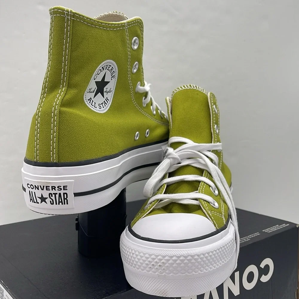 Converse WMNS High Top Platform Sneakers A08286F
CTAS LIFT HI MAGIC FOREST/WHITE - Picture 8 of 16